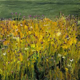 Meadow oil on canvas 1000x100cms + frame SOLD