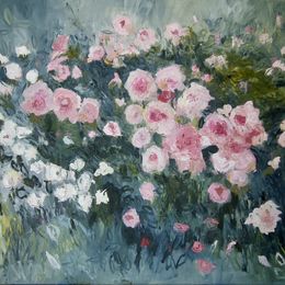 Rosa Wild Eve<br>Oil on Canvas, Framed, 91x120cm