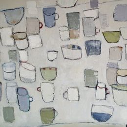 Cups and Stuff<br>Oil on Canvas, 71x91cm<br>SOLD
