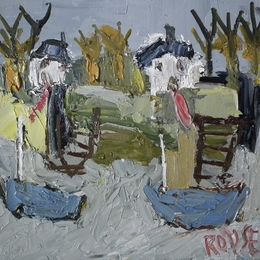 oil on canvas 20x20cms framed
