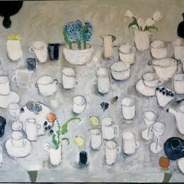 Table with Spring Flowers (sold)