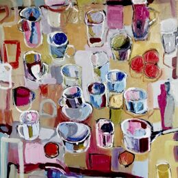 Table with Red Apples