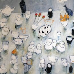 Table with White Cups ( sold)