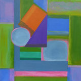 Shifting Landscape<br>acrylic on canvas<br>40 x 40 cms<br>2016