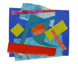 En Route #10<br>acrylic and paper on card<br>11 x 14 cms<br>2019