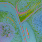 Camouflage<br>acrylic on canvas<br>60 x 60 cms<br>2017