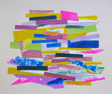 Collage 22.3.18<br>acrylic on paper on board<br>25 x 32 cms