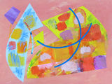 Colllage 8.1.19<br>acrylic on paper pieces on paper<br>