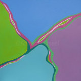 Fields 2<br>acrylic on canvas<br>50 x 50 cms<br>2014