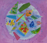 Global Events<br>acrylic and paper on paper<br>28 x 33 cms<br>2015<br>SOLD