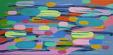In the Slipstream<br>acrylic on canvas<br>20 x 40 cms<br>2016