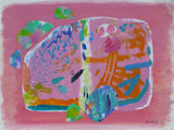 Just an Ordinary Day<br>acrylic and paper on paper<br>10 x 20 cms<br>2015<br>SOLD