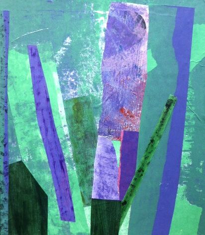 Untitled 3<br>acrylic and paper on card<br>2025