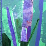 Untitled 3<br>acrylic and paper on card<br>2025