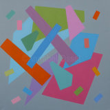 Square Arrangement<br>acrylic on canvas<br>60 x 60 cms<br>2014<br>SOLD