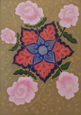 Una rosa Rangoli (Rangoli Rose)