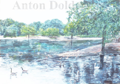 Hollow Pond Greeny Blue in Summer