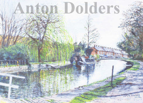 Lydiate, Canal Viewed from Bells Lane,
