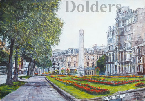 Harrogate Town Centre viewed from Albert St,