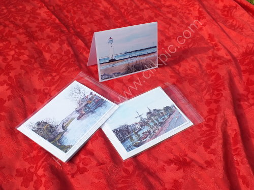 Set of three cards