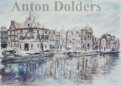 Haarlem Water Kant met Teyler's Museum
