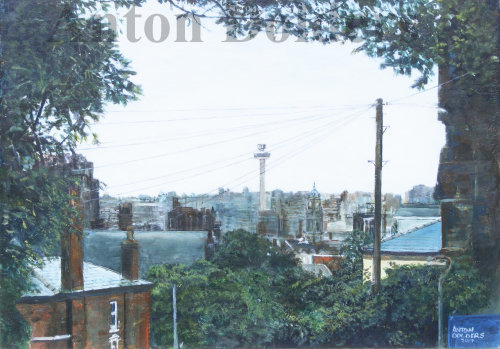 Liverpool From Oxton Village, Wirral