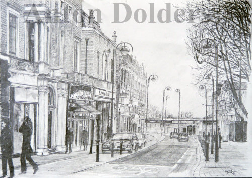 Church Lane, Leytonstone pencil