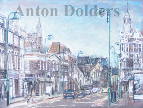 High Road Leytonstone Pastel