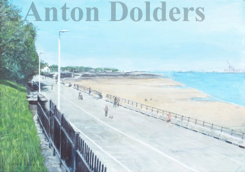 New Brighton viewed from outside Wallasey Town Hall