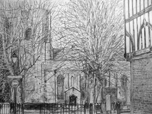 St. Mary's, WalthamstowA4 print