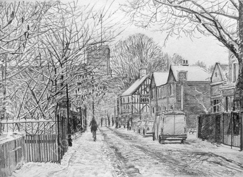 St. Mary's Church from Orford Road, Walthamstow