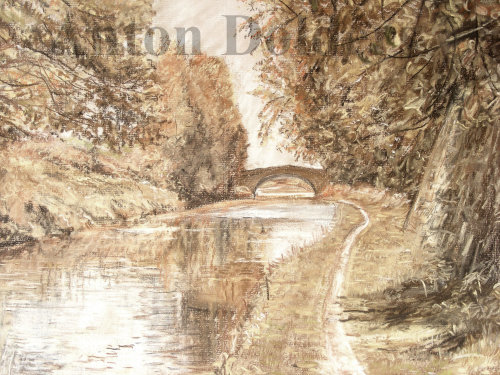 Harker's Bridge (23), Halsall, the first part of the canal to be cut 1770