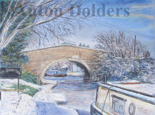 Halsall Bridge By The Ship Inn Winter