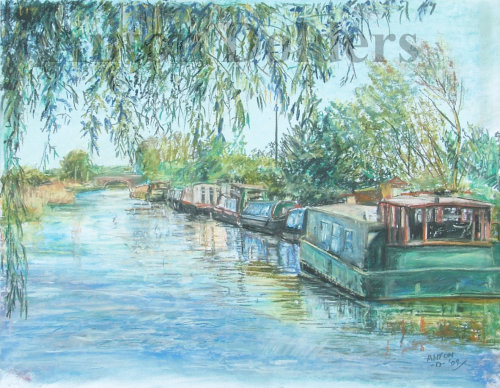 Halsall Moorings, Leeds to Liverpool Canal, Lancashire