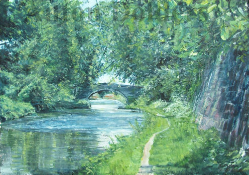 Oldest Part of the Canal 1770  in Oils