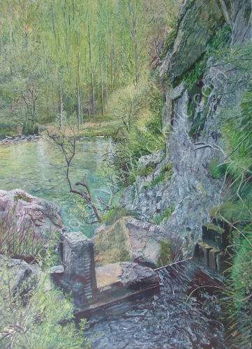 View From A River Cave In Benaojan, Andalucia38cm x 48cm