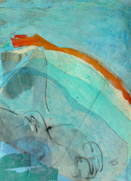 Aerial Sea View I (Collage)