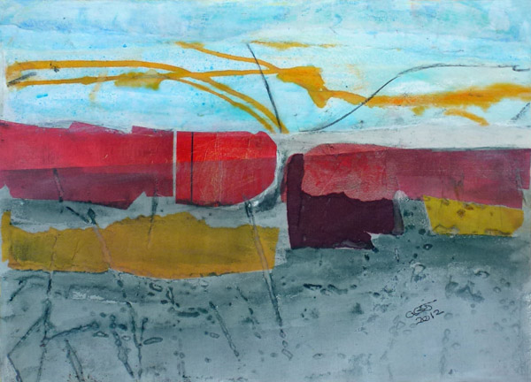 Breakwater II (Collage)