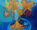 Flowers in Recycled Vase