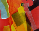 Aerial View I (Monoprint)