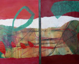 Porthleven III Diptych Collage