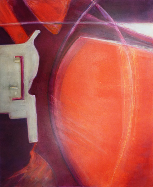 Space Behind III (Monoprint)
