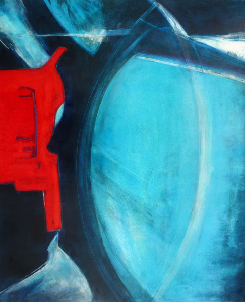 Space Behind II (Monoprint)