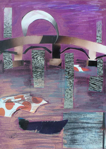Thames View (Collage)