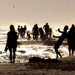 THROWING ROCKS fine art print h012