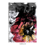Red And Black art print buy online wall art poster home decor art painting for sale anton maliar affordable cheap