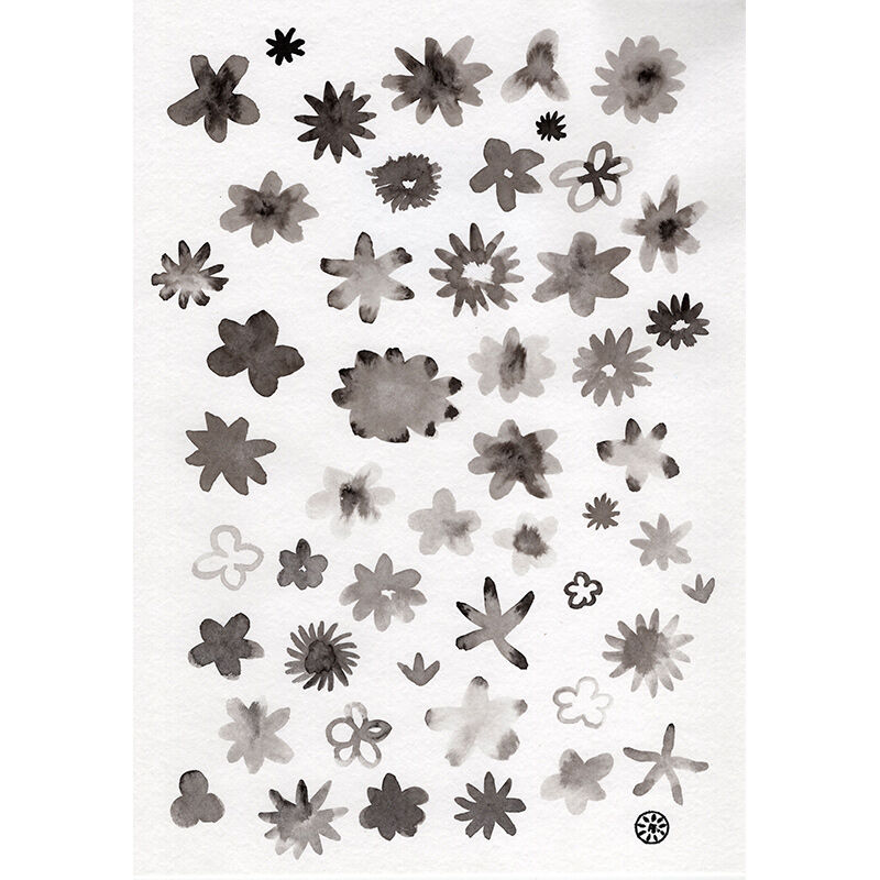 Different Grey Flowers