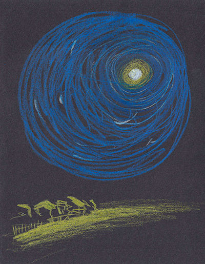 Moonlit Village