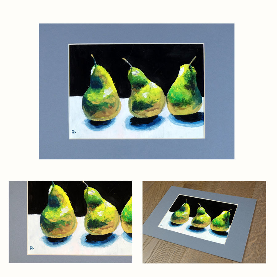 original pear painting