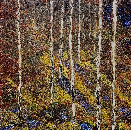 FOREST FLOOR WITH BLUBELLS ORIG